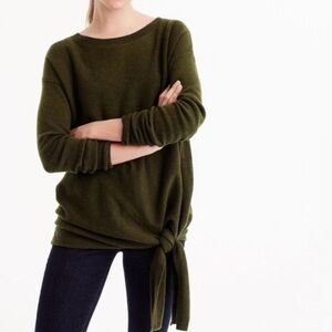 J. Crew Tie Waist Sweater Black Size Small